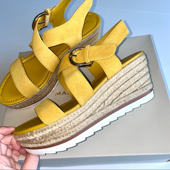 SOLD 💕Marc Fisher Zain Espadrille Wedge Sandal - Picture 4 of 7